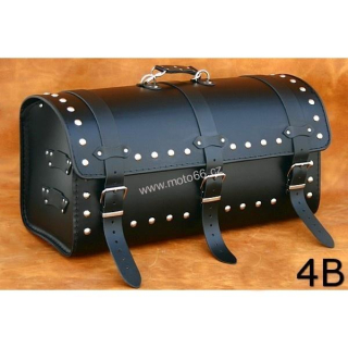 Kožený kufr - válec na chopper 60cm typ 04B